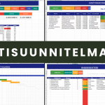 Projektisuunnitelma Excel