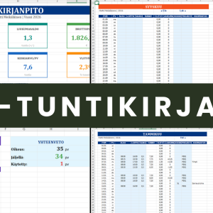 Excel-tuntikirjanpito