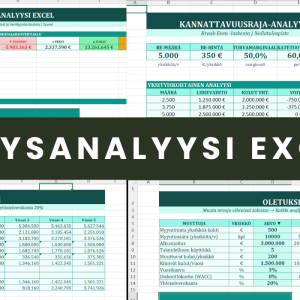 Herkkyysanalyysi Excelissä