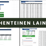 Tasalyhenteinen Laina Excel