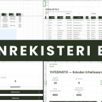 Jäsenrekisteri Excel
