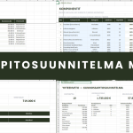 Kunnossapitosuunnitelma Excel – Taloyhtiön 30 vuoden PTS rahastoennusteella