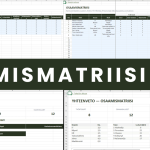 Osaamismatriisi Excel
