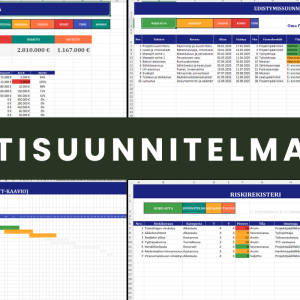 Projektisuunnitelma Excel