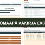 Työmaapäiväkirja Excel